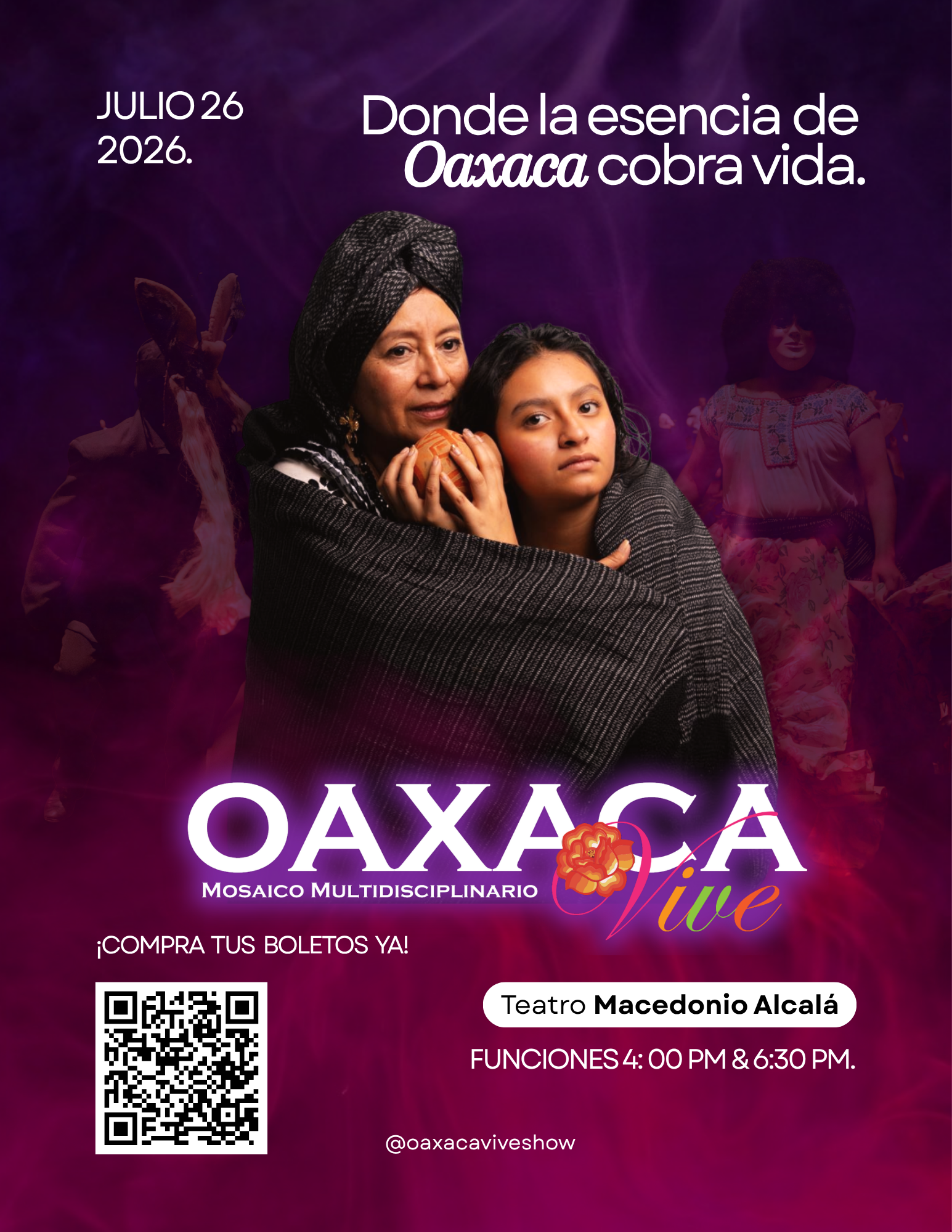 Flyer — OAXACA VIVE — Guelaguetza