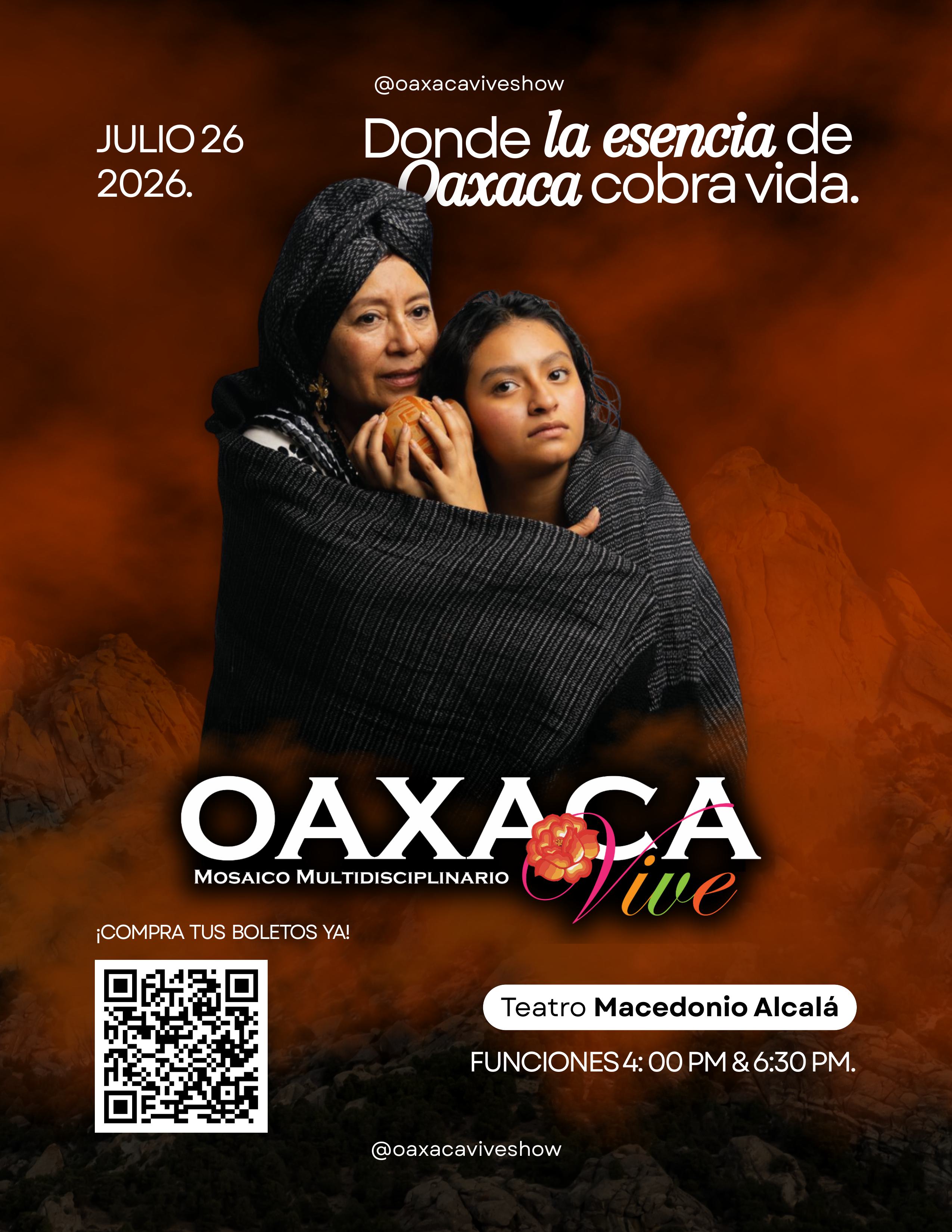 Flyer Oaxaca Vive — Guelaguetza